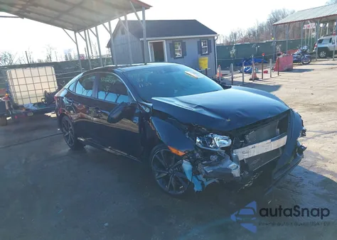 2019 Honda Civic Sport z USA, uszkodzony, nr VIN 2HGFC2F86KH546389